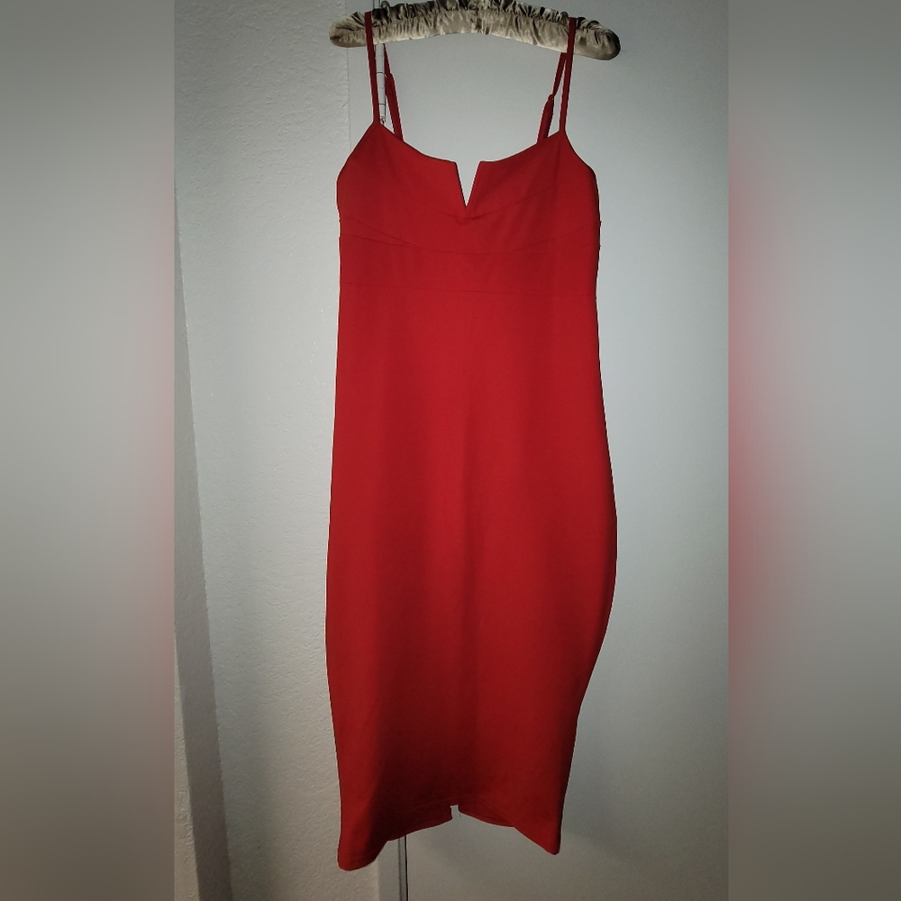 Zeagoo Red spaghetti strap dress size L